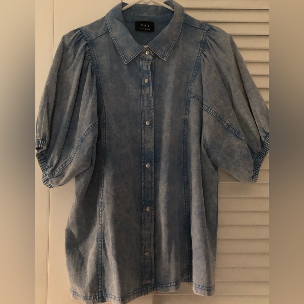 Vici Collection, extra large, short sleeve top